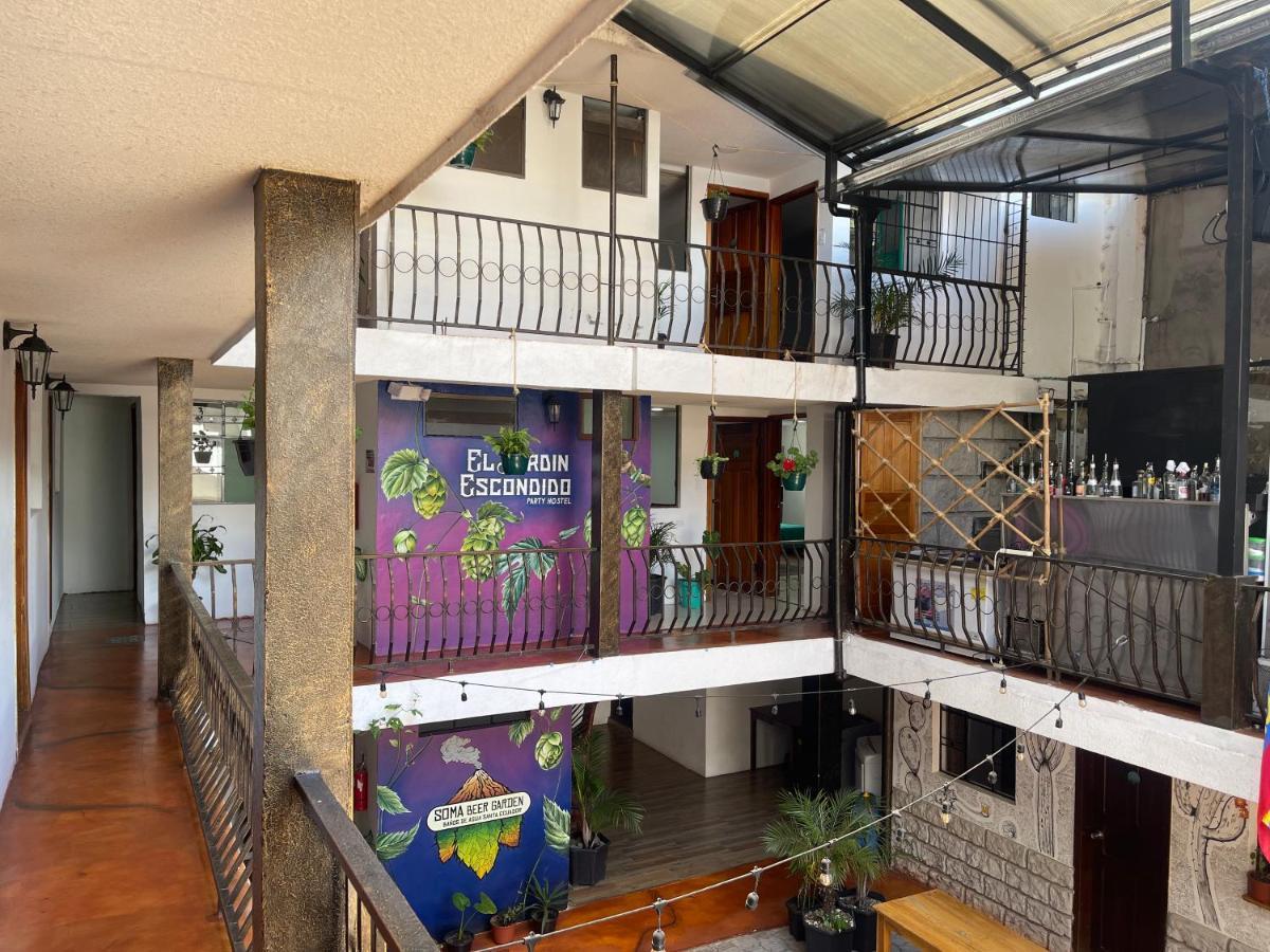 El Jardin Escondido Party Hostel Baños Dış mekan fotoğraf